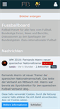 Mobile Screenshot of fussballboard.de